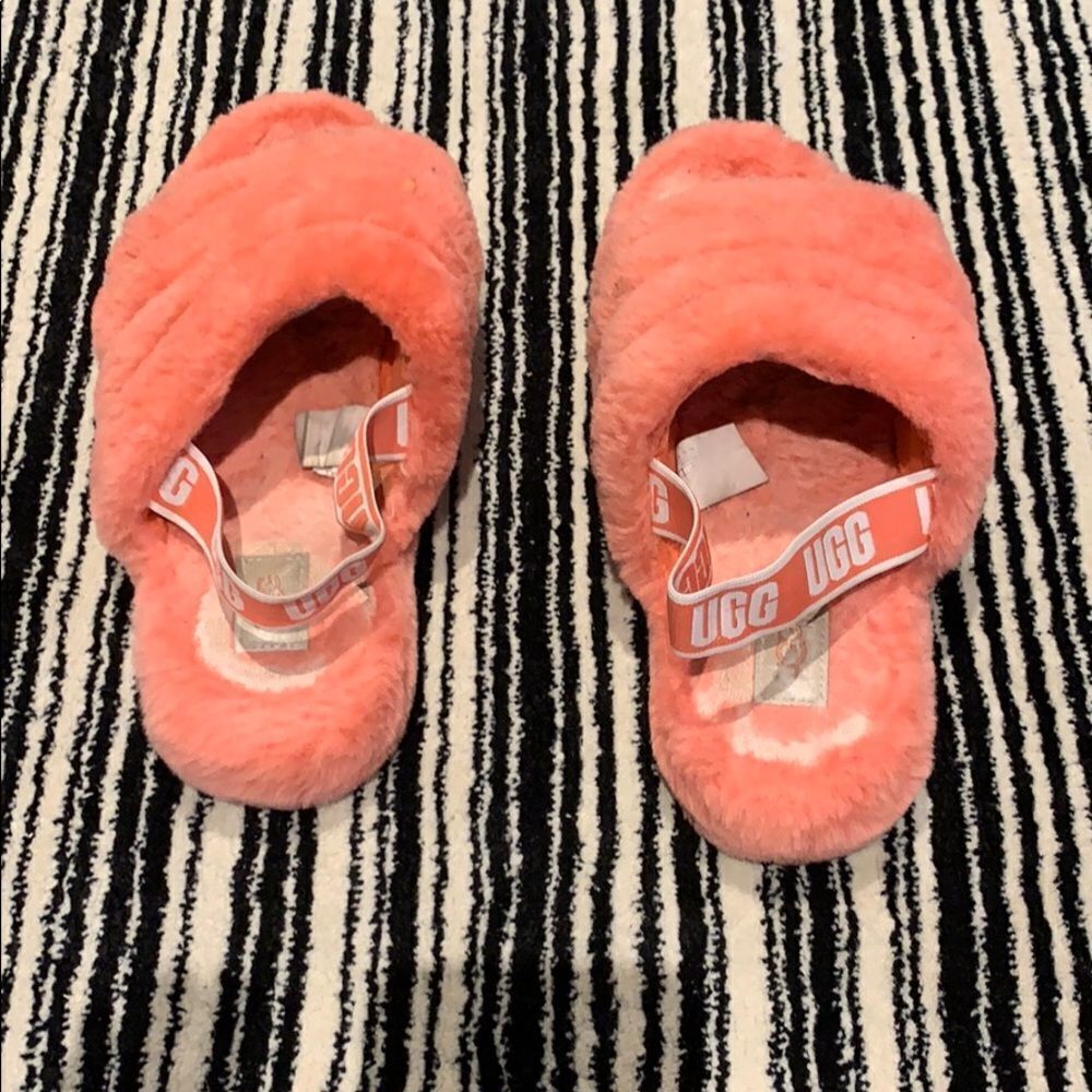 Ugh slippers coral 